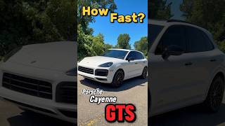 How Fast is the Porsche Cayenne GTS [upl. by Huxham]