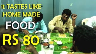 rs 80 Unlimited Meals  Sarovar Mess  Vijayawada  Most Popular Mess  Famous Veg Hotel [upl. by Carce]