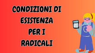 Condizioni di esistenza per i radicali  tutti i casi e un esercizio per allenarti con me [upl. by Meter]