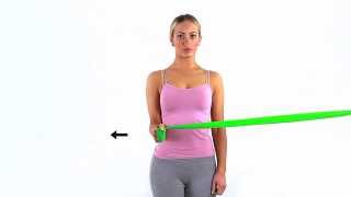 Rotator cuff theraband exercise [upl. by Noramac181]