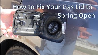 How To Make Your Gas Lid Spring Open [upl. by Akimat132]