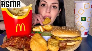 ASMR ita MCDONALD’S 🍔🍟 MUKBANG  EATING SOUNDS  EATING SHOW  WHISPERING [upl. by Denver302]