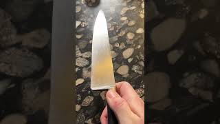 Polishing A Carbon Steel Chef’s Knife [upl. by Eelanej192]