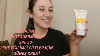 BİODERMA PHOTODERM SPOT SPF 50 GÜNEŞ KREMİ İNCELEMESİ güneşkremi suncream bioderma [upl. by Ayerhs]