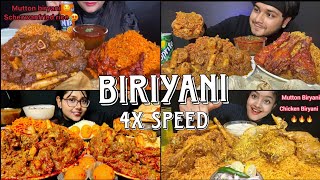 ASMR EATING SPICY MUTTON BIRIYANI AND CHICKEN BIRIYANI ❤ best MUKHBANG COMPILATION 😍🔥 The foodie one [upl. by Gorey]