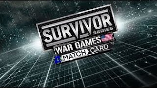 Joes Galaxy Survivor Series WarGames Match Card [upl. by Rammaj319]