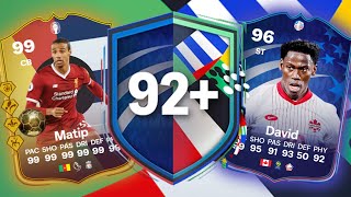 HUGE DIV 1 REWARDS FC 24 ultimate team [upl. by Attenaz]