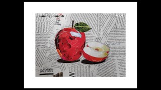 how to make paper collage with easiest way DO IT YOURSELF [upl. by Amitak]