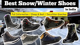 Best Snow Shoes in india  Best Winter Shoes in india  Snow Trek shoes decathlon Quechua shoes [upl. by Meier]