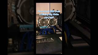 How much  my Crypto Mining Rig makes per day Bitcoin amp Ethereum Mining [upl. by Eelram]