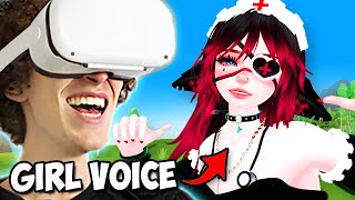 Showing VRChat my Girl Voice Impression not a voice changer [upl. by Gio288]