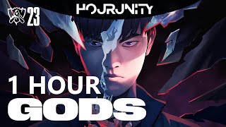 1 HOUR  GODS ft NewJeans 뉴진스 Worlds 2023 Anthem  League of Legends [upl. by Doss]