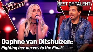 She fights herself to the Finals of The Voice [upl. by Leahcimnaes]