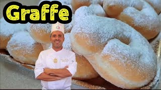 Graffe napoletane spettacolari impastate a mano facilissime corso di pasticceria [upl. by Ier]