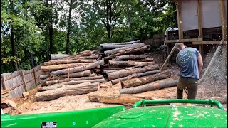 Making Firewood and results of kiln dried fresh cut wood [upl. by Leay]