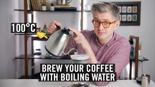 Brew your coffee with boiling water  coffee brewing temperatures explained [upl. by Catriona202]