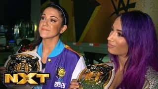 Sasha Banks amp Bayley reflect on their surprise NXT return NXT Exclusive Feb 27 2019 [upl. by Aiduan]