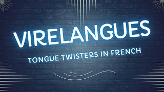 Fun with French Conquering Virelangues Challenges 5  Learn French Funny French Tongue Twisters [upl. by Ardnuhsor]