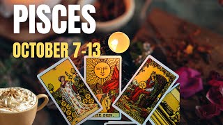 🧡💫PISCES TAROT OCTOBER 2024 “HIDDEN BLOCKS ARE CALLING OUT FOR ATTENTION” OCT 713 [upl. by Eldwun235]