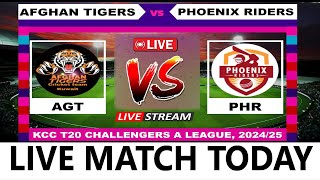 T20 Live  Afghan Tigers vs Phoenix Riders Live Cricket Score amp Commentary [upl. by Aural]