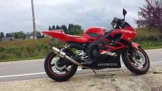 Best CBR 600 F4i Exhaust Delkevic 8quot [upl. by Selwin]