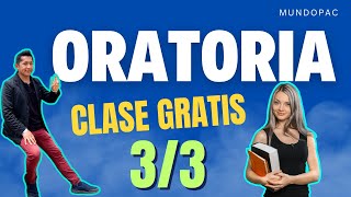 Clase 33 ORATORIA GRATUITA  MENTALIDAD 20 EN LA ORATORIA [upl. by Harbed120]