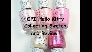 OPI Collection Live Swatch and Review [upl. by Felic]