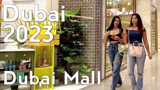 Dubai Mall Walking Tour 4K  United Arab Emirates 🇦🇪 [upl. by Minoru]