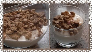 Dessert im Glas  Schichtdessert mit Quark und Obstsalat [upl. by Coral]