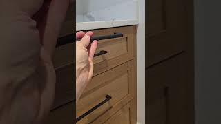 Quick tip  Where to place cabinet pulls on doors and drawers [upl. by Yereffej]