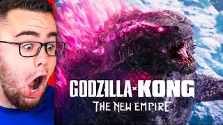 Reacting to GODZILLA X KONG THE NEW EMPIRE TRAILER GODZILLA vs KONG 2 [upl. by Watt]