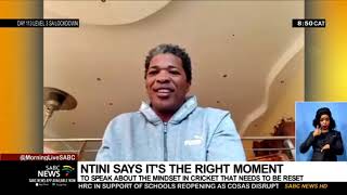 Its the right moment to speak about the mindset in cricket that needs to be reset Makhaya Ntini [upl. by Okun]