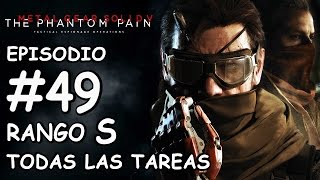 MGSVTPP  EP 49  SUBSISTENCIA Fuerzas de ocupación  RANGO S  Tareas All tasks  P Stealth [upl. by Cordalia]