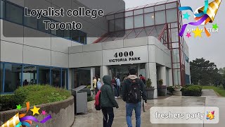 Vlog  Loyalist college Toronto  Freshers party 2022🥳 [upl. by Ahael]