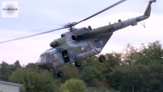 Mil Mi8 Landing amp Takeoff  US Army Garrison Baumholder Germany [upl. by Aix]