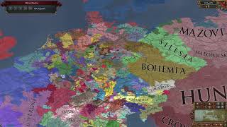 Eu4 Voltaires Nightmare mod AI timelapse [upl. by Cornall]