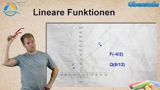 Lineare Funktionen  Oberstufe ★ Übung 1 [upl. by Arria367]