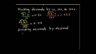 Divions of decimals [upl. by Halvaard]