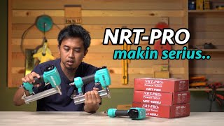 makin berkualitas pas buat budget pemula  NRT PRO AIR NAILER PAKU TEMBAK STAPLES F30 1022J 422J [upl. by Jelsma421]