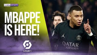 Nantes vs PSG Highlights Mbappé scores within just 15 minutes on the pitch 🤩 [upl. by Casilde]