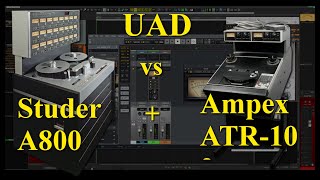 UAD Studer A800 vs Ampex ATR102 [upl. by Gabriela]