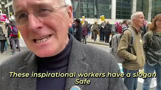 John McDonnell gives backing to Mental Health social worker strikers [upl. by Adyl]