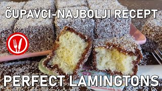 Čupavci Najbolji Recept🔹Lamingtons Perfect amp Easy Recipe [upl. by Onileva]