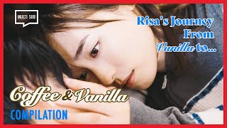 ENG SUB MULTI Compilation Beautiful Risas Transformation From Vanilla To  Coffee amp Vanilla [upl. by Labanna]