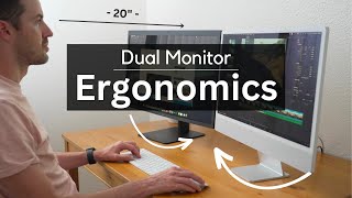 The best dual monitors and positioning for ergonomics [upl. by Novad19]