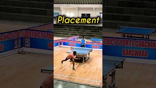 Amazing Placement 😮 Backhand Chop in Ping Pong 🏓 [upl. by Sorrows]