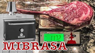 🪓 1 Kilo Dry Aged Tomahawk Ribeye Steaks  MIBRASA Charcoal Oven  BARBECUE Broiling amp Grilling [upl. by Corron]