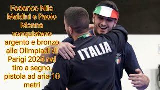 Federico Nilo Maldini e Paolo Monna conquistano argento e bronzo alle Olimpiadi di Parigi 2024 nel t [upl. by Mailand]