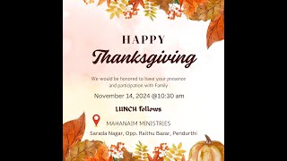 Harvest mahanaim ministries [upl. by Aynekat659]