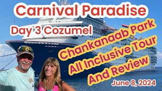 Carnival Paradise Day 3 Cozumel  Chankanaab Park Tour [upl. by Jamie25]